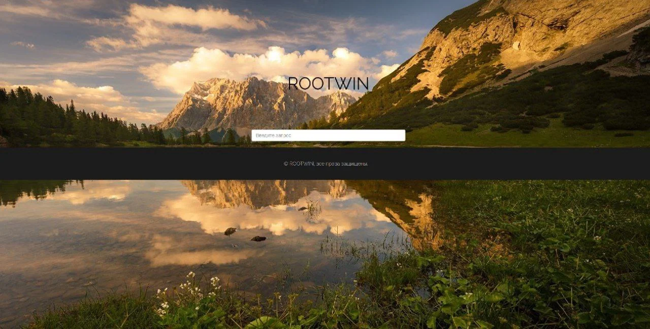 ROOTWIN Search — search engine preview